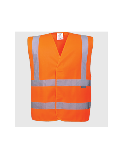 GILET HAUTE VISIBILITÉ ORANGE